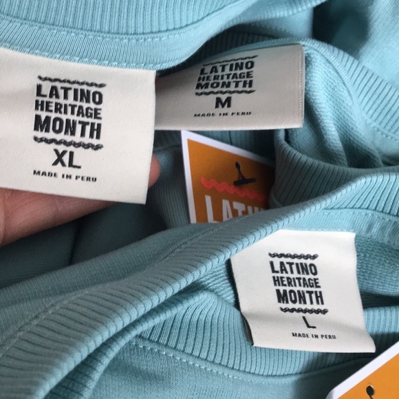 NWT Latino Heritage Month Adult Gender Inclusive Hola Sweatshirt - Picture 7 of 13